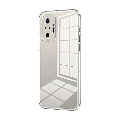 Xiaomi Redmi Note 10 Pro Phone Case with Transparent Plating and Fine Hole Design: Crystal Clear & Scratch-Resistant