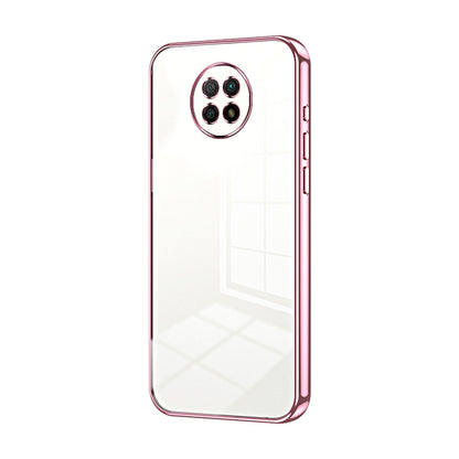 Xiaomi Redmi Note 9 5G Phone Case with Transparent Plating and Fine Hole Design: Crystal Clear & Scratch-Resistant