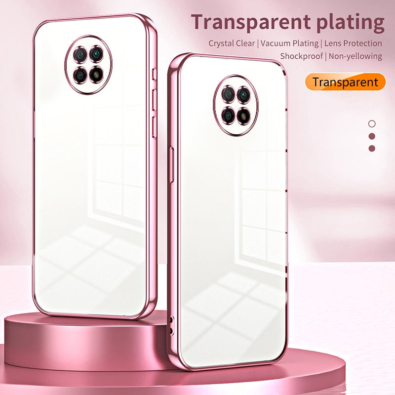 Xiaomi Redmi Note 9T Phone Case with Transparent Plating and Fine Hole Design: Crystal Clear & Scratch-Resistant