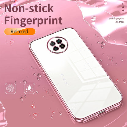 Xiaomi Redmi Note 9 5G Phone Case with Transparent Plating and Fine Hole Design: Crystal Clear & Scratch-Resistant