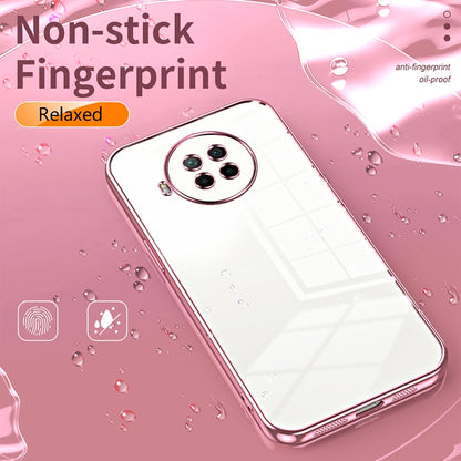 Xiaomi Redmi Note 9 Pro 5G Phone Case with Transparent Plating and Fine Hole Design: Crystal Clear & Scratch-Resistant