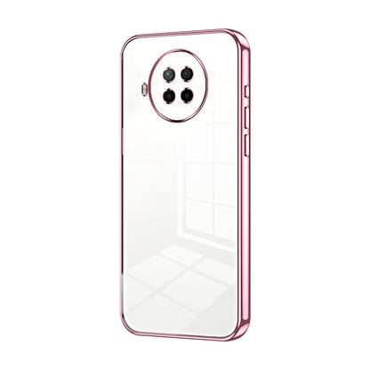 Xiaomi Mi 10T Lite Phone Case with Transparent Plating and Fine Hole Design: Crystal Clear & Scratch-Resistant