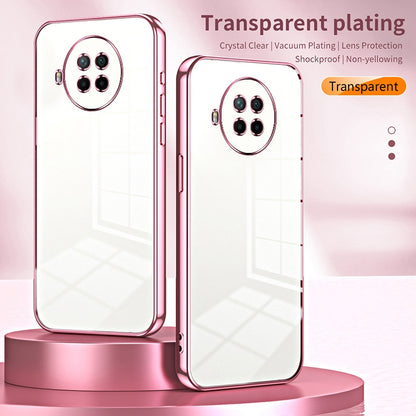 Xiaomi Mi 10T Lite Phone Case with Transparent Plating and Fine Hole Design: Crystal Clear & Scratch-Resistant