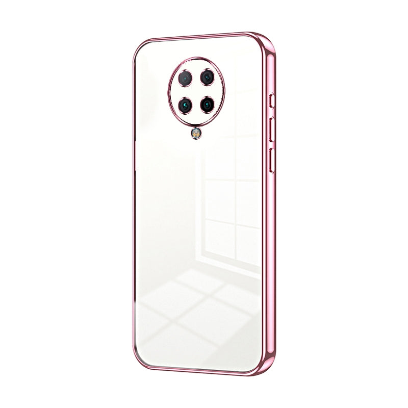 Xiaomi Redmi K30 Pro Phone Case with Transparent Plating and Fine Hole Design: Crystal Clear & Scratch-Resistant