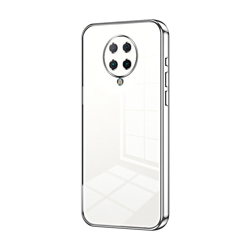 Xiaomi Redmi K30 Pro Phone Case with Transparent Plating and Fine Hole Design: Crystal Clear & Scratch-Resistant