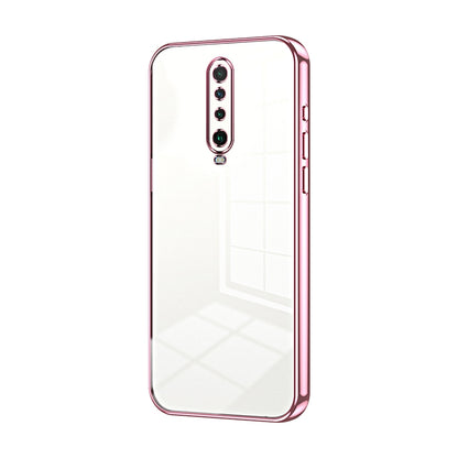 Xiaomi Redmi K30 Phone Case with Transparent Plating and Fine Hole Design: Crystal Clear & Scratch-Resistant