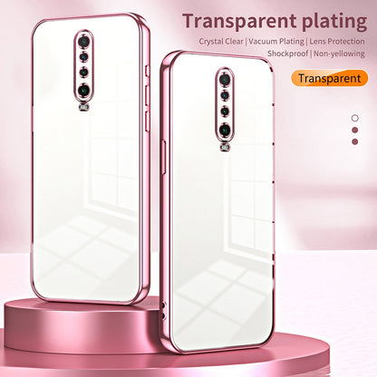 Xiaomi Redmi K30 Phone Case with Transparent Plating and Fine Hole Design: Crystal Clear & Scratch-Resistant