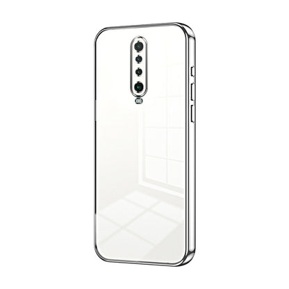 Xiaomi Redmi K30 Phone Case with Transparent Plating and Fine Hole Design: Crystal Clear & Scratch-Resistant