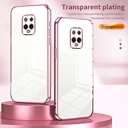 Xiaomi Redmi 10X Pro 5G Phone Case with Transparent Plating and Fine Hole Design: Crystal Clear & Scratch-Resistant