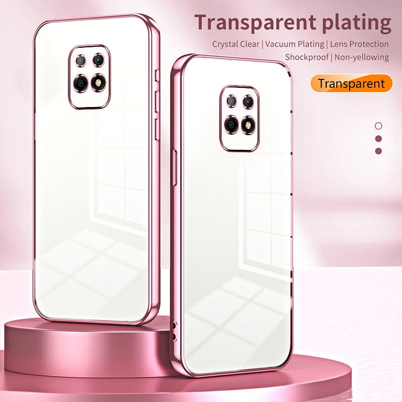 Xiaomi Redmi 10X 5G Phone Case with Transparent Plating and Fine Hole Design: Crystal Clear & Scratch-Resistant