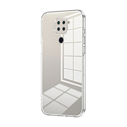 Xiaomi Redmi Note 9 Phone Case with Transparent Plating and Fine Hole Design: Crystal Clear & Scratch-Resistant