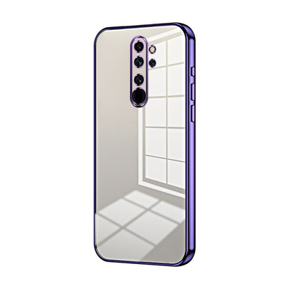 Xiaomi Redmi Note 8 Pro Phone Case with Transparent Plating and Fine Hole Design: Crystal Clear & Scratch-Resistant