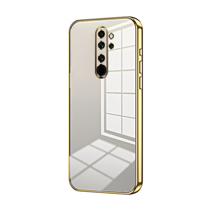 Xiaomi Redmi Note 8 Pro Phone Case with Transparent Plating and Fine Hole Design: Crystal Clear & Scratch-Resistant