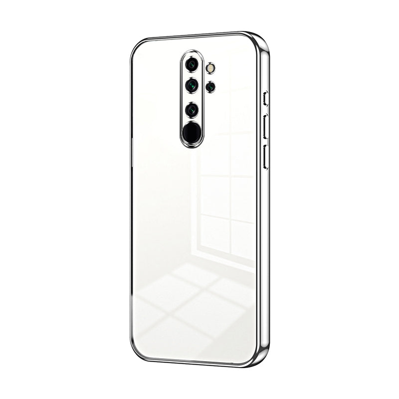 Xiaomi Redmi Note 8 Pro Phone Case with Transparent Plating and Fine Hole Design: Crystal Clear & Scratch-Resistant