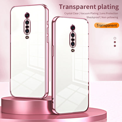 Xiaomi Redmi K20 Pro Phone Case with Transparent Plating and Fine Hole Design: Crystal Clear & Scratch-Resistant