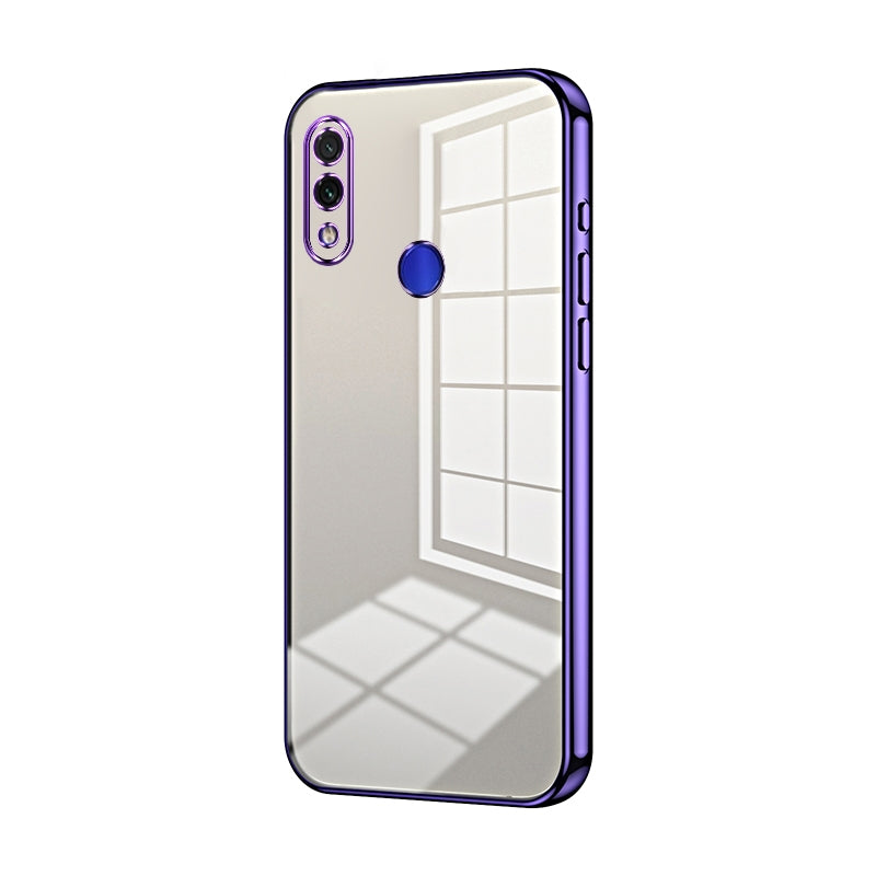 Xiaomi Redmi Note 7 Phone Case with Transparent Plating and Fine Hole Design: Crystal Clear & Scratch-Resistant