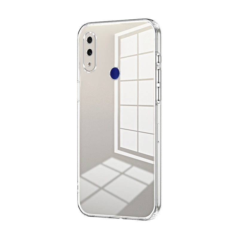 Xiaomi Redmi Note 7 Phone Case with Transparent Plating and Fine Hole Design: Crystal Clear & Scratch-Resistant