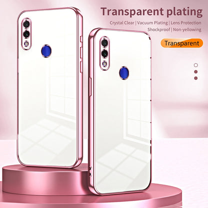 Xiaomi Redmi Note 7 Pro Phone Case with Transparent Plating and Fine Hole Design: Crystal Clear & Scratch-Resistant