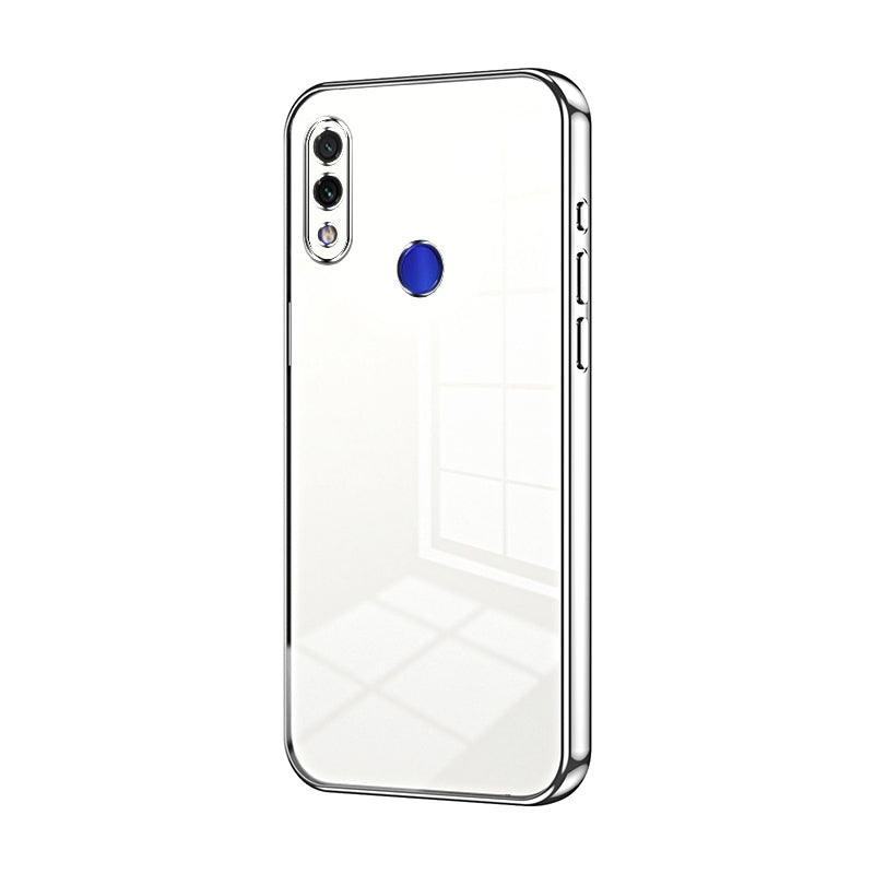 Xiaomi Redmi Note 7 Phone Case with Transparent Plating and Fine Hole Design: Crystal Clear & Scratch-Resistant