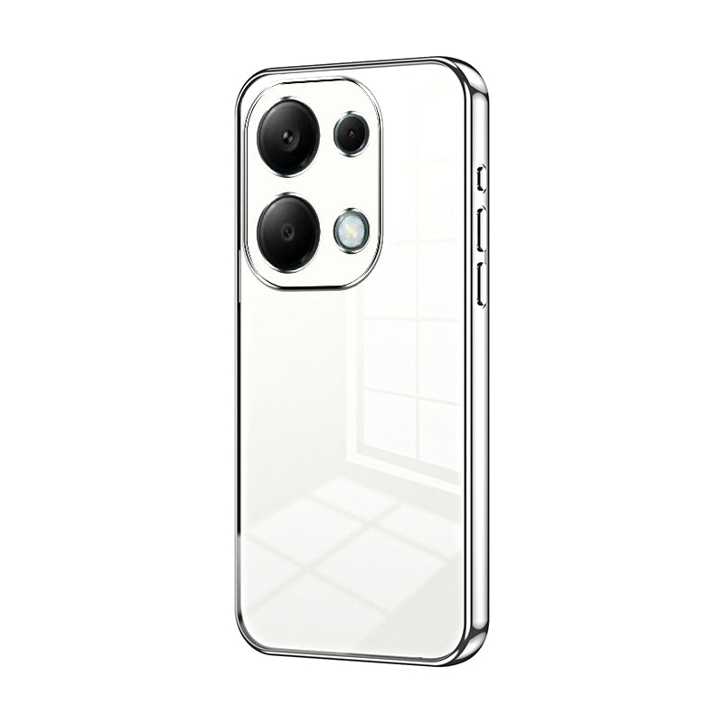 Xiaomi Redmi Note 13 Pro 4G Phone Case with Transparent Plating and Fine Hole Design: Crystal Clear & Scratch-Resistant