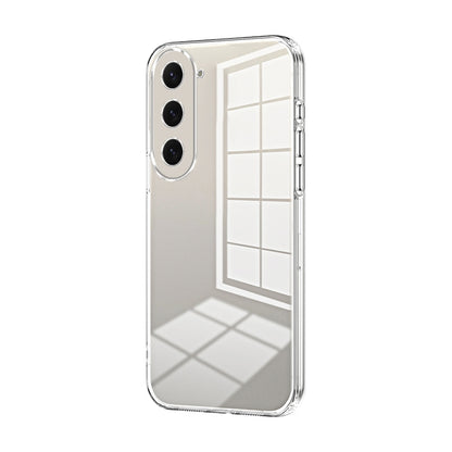 Samsung Galaxy S23 5G Phone Case with Transparent Plating and Fine Hole Design: Crystal Clear & Scratch-Resistant