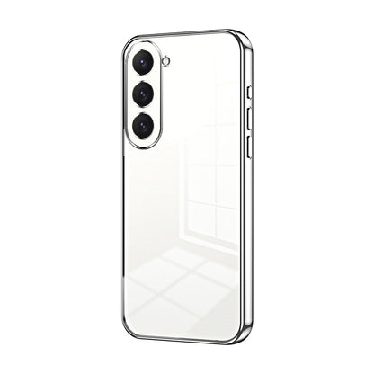 Samsung Galaxy S23 5G Phone Case with Transparent Plating and Fine Hole Design: Crystal Clear & Scratch-Resistant