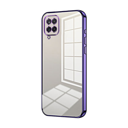 Samsung Galaxy A12 5G Phone Case with Transparent Plating and Fine Hole Design: Crystal Clear & Scratch-Resistant