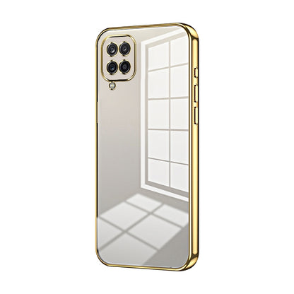 Samsung Galaxy A12 5G Phone Case with Transparent Plating and Fine Hole Design: Crystal Clear & Scratch-Resistant