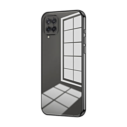 Samsung Galaxy A12 5G Phone Case with Transparent Plating and Fine Hole Design: Crystal Clear & Scratch-Resistant