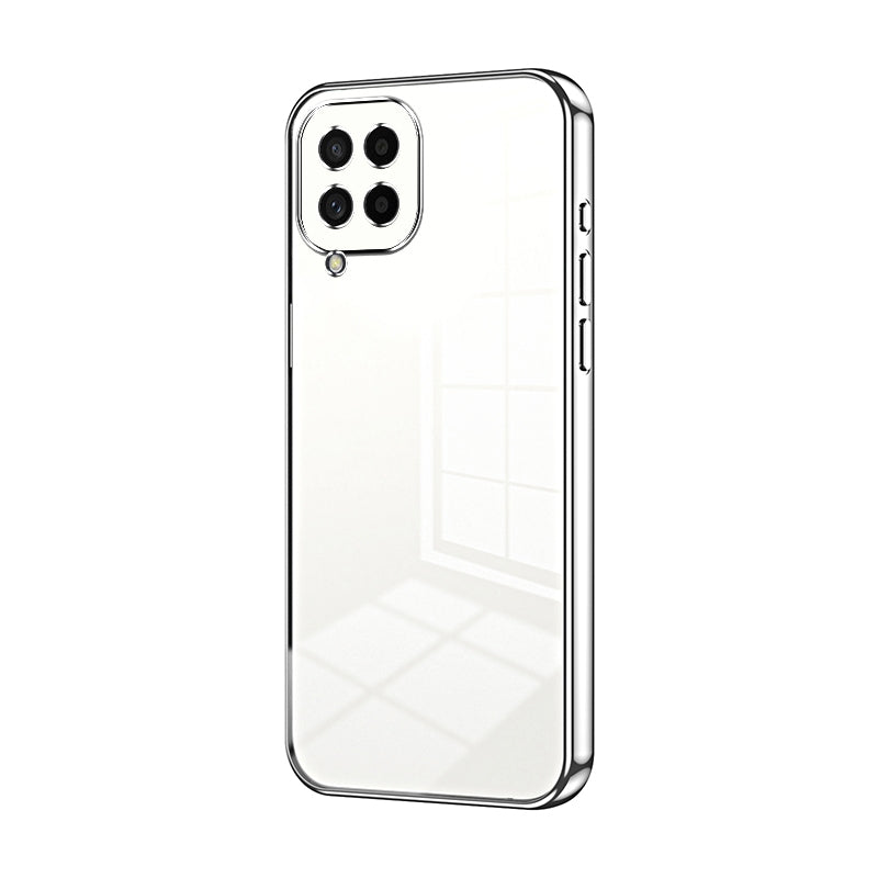 Samsung Galaxy M53 5G Phone Case with Transparent Plating and Fine Hole Design: Crystal Clear & Scratch-Resistant