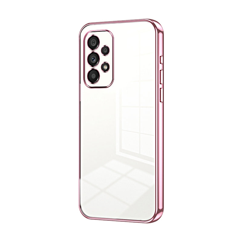 Samsung Galaxy A53 5G Phone Case with Transparent Plating and Fine Hole Design: Crystal Clear & Scratch-Resistant