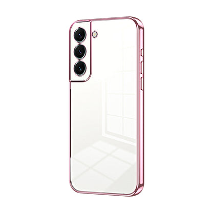 Samsung Galaxy S22+ 5G Phone Case with Transparent Plating and Fine Hole Design: Crystal Clear & Scratch-Resistant