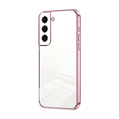 Samsung Galaxy S22 5G Phone Case with Transparent Plating and Fine Hole Design: Crystal Clear & Scratch-Resistant