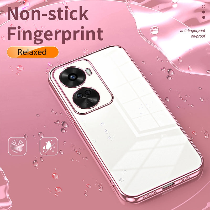 Huawei nova 11 SE Phone Case with Transparent Plating and Fine Hole Design: Crystal Clear & Scratch-Resistant