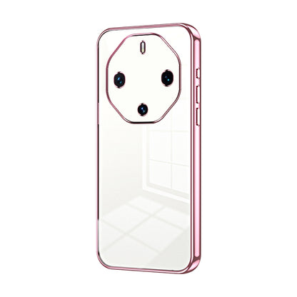 Huawei Mate 60 RS Ultimate Phone Case with Transparent Plating and Fine Hole Design: Crystal Clear & Scratch-Resistant