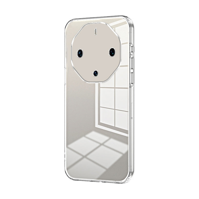 Huawei Mate 60 RS Ultimate Phone Case with Transparent Plating and Fine Hole Design: Crystal Clear & Scratch-Resistant