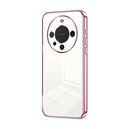 Huawei Mate 60 Pro+ Phone Case with Transparent Plating and Fine Hole Design: Crystal Clear & Scratch-Resistant