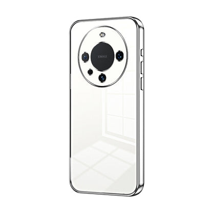 Huawei Mate 60 Pro+ Phone Case with Transparent Plating and Fine Hole Design: Crystal Clear & Scratch-Resistant