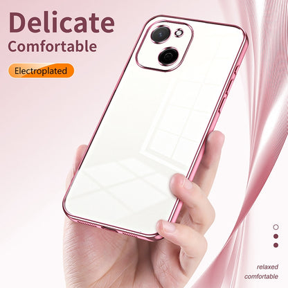 Huawei Maimang A20 Phone Case with Transparent Plating and Fine Hole Design: Crystal Clear & Scratch-Resistant