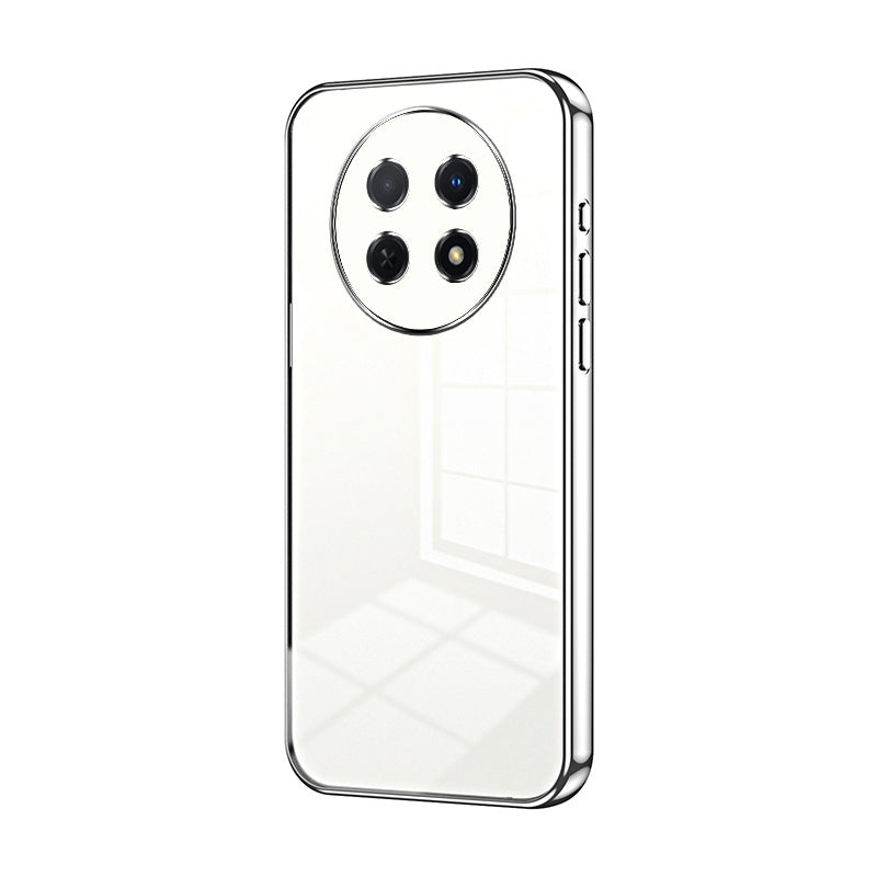 Huawei Enjoy 60X Phone Case with Transparent Plating and Fine Hole Design: Crystal Clear & Scratch-Resistant