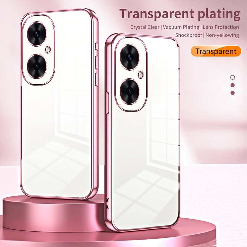 Huawei Maimang 20 Phone Case with Transparent Plating and Fine Hole Design: Crystal Clear & Scratch-Resistant