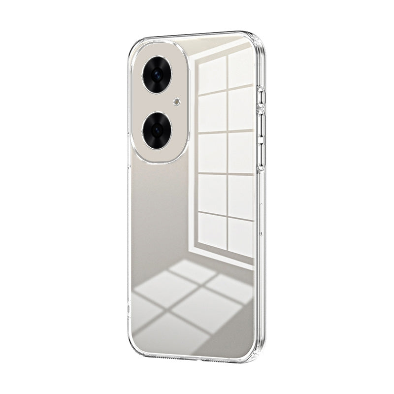 Huawei Maimang 20 Phone Case with Transparent Plating and Fine Hole Design: Crystal Clear & Scratch-Resistant