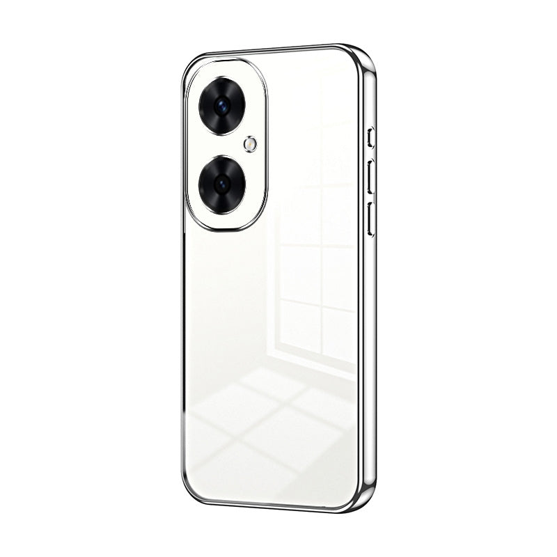 Huawei Maimang 20 Phone Case with Transparent Plating and Fine Hole Design: Crystal Clear & Scratch-Resistant