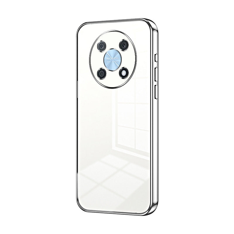 Huawei nova Y90 Phone Case with Transparent Plating and Fine Hole Design: Crystal Clear & Scratch-Resistant