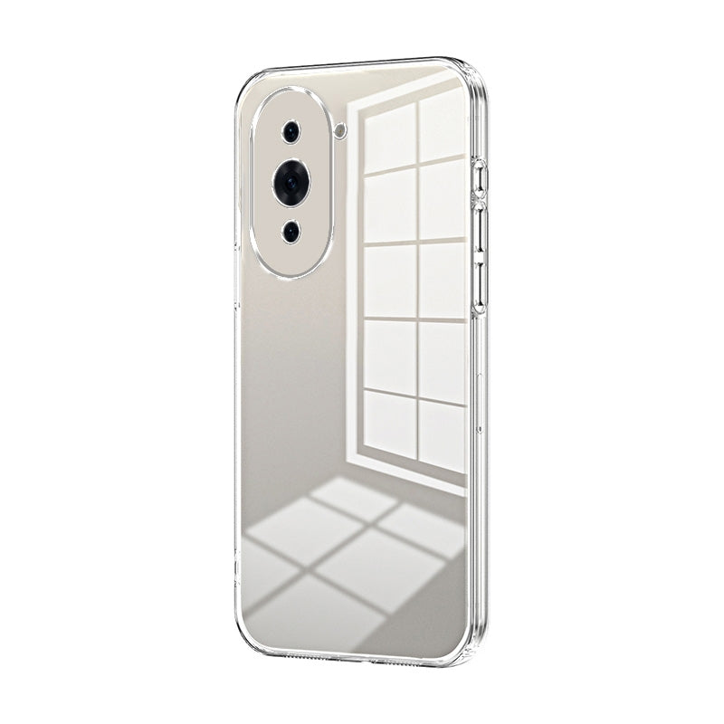 Huawei nova 10 Pro Phone Case with Transparent Plating and Fine Hole Design: Crystal Clear & Scratch-Resistant