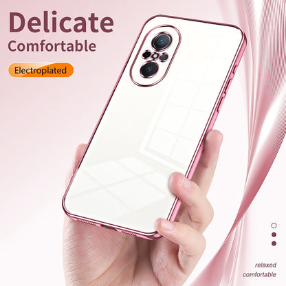 Huawei nova 9 SE Phone Case with Transparent Plating and Fine Hole Design: Crystal Clear & Scratch-Resistant