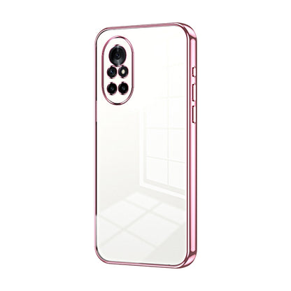 Huawei nova 8 4G Phone Case with Transparent Plating and Fine Hole Design: Crystal Clear & Scratch-Resistant