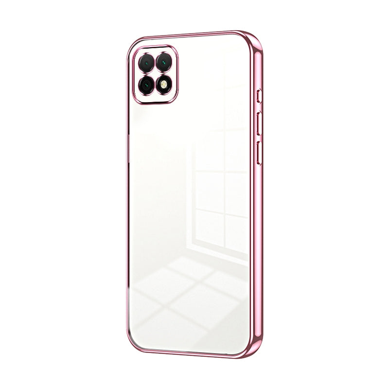 Huawei nova Y60 Phone Case with Transparent Plating and Fine Hole Design: Crystal Clear & Scratch-Resistant