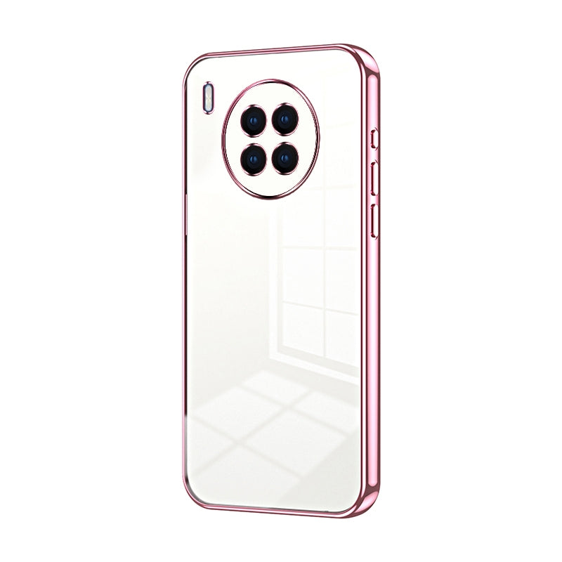 Huawei nova 8i Phone Case with Transparent Plating and Fine Hole Design: Crystal Clear & Scratch-Resistant