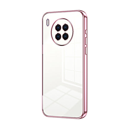 Huawei nova 8i Phone Case with Transparent Plating and Fine Hole Design: Crystal Clear & Scratch-Resistant